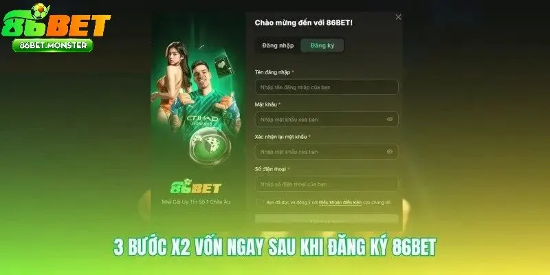 Những điều kiện cần đáp ứng khi đăng ký 86bet 